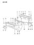 FRONT BUMPER AND SUPPORT LA-45 COLT Diagram