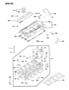 Diagram CYLINDER HEAD 24 COLT LC - 41 SUMMIT LC 1.6 L ENGINE DOHC for your 2000 Chrysler 300 M