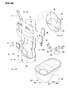 OIL PAN AND TIMING BELT COVER 24 COLT LC - 41 SUMMIT LC 1.6 L ENGINE DOHC Diagram