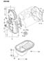 OIL PAN & TIMING BELT COVER 45 2.0 L ENGINE Diagram