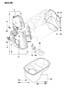 OIL PAN & TIMING BELT COVER 2000 GTX (EXC. DUAL O/HD. CAM) 2.0 L ENGINE (MULTI PT. INJECT) Diagram