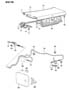 TRUNK LID AND DECK & FUEL FILLER RELEASE H 41 (2000 GTX) Diagram