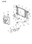 RADIATOR AND RELATED PARTS 2.2L ENGINE AND 2.5L ENGINE P BODY Diagram