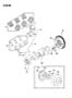 CRANKSHAFT, PISTONS AND TORQUE CONVERTER 3.0 L ENGINE Diagram