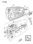 DOOR, FRONT SHELL, CONTROLS, WEATHERSTRIPS AND SPEAKERS Q BODY Diagram