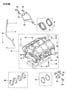 CYLINDER BLOCK 3.0L ENGINE RAM Diagram