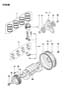 CRANKSHAFT AND PISTONS 2.0L ENGINE Diagram