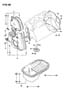 OIL PAN AND TIMING BELT COVER 2.0L ENGINE SOHC Diagram