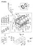 CYLINDER BLOCK V-ENGINE--3.0 LITER STEALTH Diagram