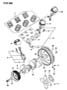 Diagram CRANKSHAFT AND PISTONS V-ENGINE--3.0 LITER STEALTH for your 2002 Chrysler 300 M