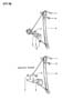 DOOR, REAR GLASS REGULATORS SUMMIT LC 41 DIAMOND STAR AND MITSUBISHI Diagram