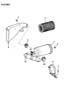 AIR CLEANER DIESEL ENGINE CHEROKEE, COMANCHE Diagram