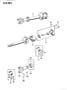 Diagram FRONT PROPELLER SHAFT 4 WHEEL DRIVE CHEROKEE, BRIARWOOD, GRAND CHEROKEE, COMANCHE for your Chrysler 300 M