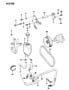 Diagram PUMP MOUNTING POWER STEERING, 2.1L DIESEL ENGINE CHEROKEE, BRIARWOOD for your Chrysler 300 M