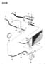 RECEIVER/DRIER, CONDENSER AND HOSES W/AIR CONDITIONING GRAND WAGONEER (SJ) 1991 Diagram