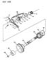 Diagram GOVERNOR AND OUTPUT SHAFT AUTOMATIC TRANSMISSION, 4 SPEED - 46RH GRAND CHEROKEE ZJ for your Dodge