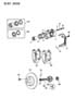 Diagram BRAKES, FRONT W/14" WHEELS S BODY for your Chrysler Town & Country