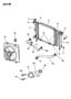 RADIATOR AND RELATED PARTS 2.2L ENGINE AND 2.5L ENGINE P BODY Diagram