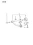 Diagram ARM, LOWER, FRONT SUSPENSION LC 24,41-COLT, SUMMIT 1992 for your 2002 Chrysler 300 M