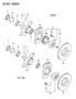 Diagram BRAKE, DISC AND BEARINGS, FRONT CZ 35-COLT WAGON, SUMMIT WAGON for your 2001 Chrysler 300 M