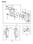 BRAKE, FRONT 2000 GTX Diagram