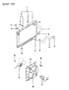 RADIATOR AND RELATED PARTS LE 21,41-COLT, SUMMIT 1994 Diagram