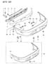 Diagram BUMPER-REAR E21,41 COLT-SUMMIT for your 2000 Chrysler 300 M