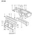 BUMPER - REAR LA-24 COLT Diagram