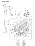 CYLINDER BLOCK 2.0L ENGINE 1993 Diagram