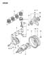 CRANKSHAFT AND PISTONS 1.5L ENGINE Diagram