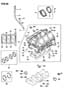 CYLINDER BLOCK 3.0 L ENGINE STEALTH Diagram