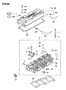 Diagram CYLINDER HEAD AND COVER CZ-35 COLT WAGON, SUMMIT WAGON 1992, 2.4L ENGINE for your Chrysler 300 M