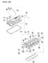 Diagram CYLINDER HEAD AND COVER CZ-35 COLT WAGON, SUMMIT WAGON 1993-94, 2.4L ENGINE for your Chrysler 300 M