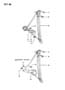 DOOR, REAR GLASS REGULATORS 1992, LC-41 COLT, SUMMIT Diagram