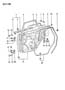 DOOR, REAR SHELL, HINGES, GLASS AND WEATHERSTRIPS H41 (2000 GTX) Diagram