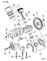 Diagram CRANKSHAFT, PISTONS AND FLYWHEEL 8.0L ENGINE for your 2021 RAM 1500 Tradesman Crew Cab 3.6L V6 4WD