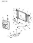 RADIATOR AND RELATED PARTS 2.2L ENGINE AND 2.5L ENGINE P BODY Diagram