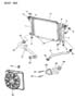 RADIATOR AND RELATED PARTS 2.5L ENGINE A,J,G,C BODY Diagram