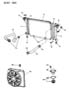 RADIATOR AND RELATED PARTS 3.0L ENGINE A,J,G,P BODY Diagram