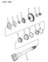 Diagram SHAFT, TRANSFER AUTOMATIC TRANSAXLE, 41TE 4 SPEED for your 2003 Chrysler 300