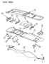 Diagram CONSOLE, OVERHEAD S BODY for your Jeep Grand Cherokee