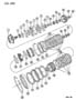 GEAR TRAIN AUTOMATIC TRANSAXLE, 4 SPEED 42LE LH BODY Diagram