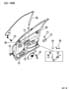 Diagram DOOR, FRONT BEZELS AND SPEAKERS LH BODY for your 2021 RAM 1500 Laramie Longhorn Crew Cab 3.0L Turbo V6 Diesel