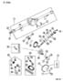 HOUSING AND DIFFERENTIAL, REAR AXLE DANA MODEL 35 W/O LOCKING DIFFERENTIAL WRANGLER, (YJ) Diagram