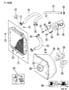 Diagram RADIATOR AND RELATED PARTS FOUR CYLINDER ENGINE YJ BODY for your 2018 Jeep Cherokee Latitude Plus 3.2L V6 A/T 4X4