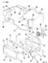 Diagram RADIATOR AND RELATED PARTS 2.5 DIESEL ENGINE XJ BODY for your 2005 Dodge Dakota