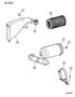 AIR CLEANER 2.1L DIESEL ENGINE XJ BODY Diagram