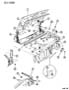 Diagram HOOD, LATCH AND HINGES GRAND CHEROKEE, ZJ for your Jeep Grand Cherokee