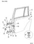 DOOR, REAR SHELL AND HINGES XJ BODY Diagram