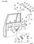 DOOR, REAR LOCK AND CONTROLS CHEROKEE XJ Diagram